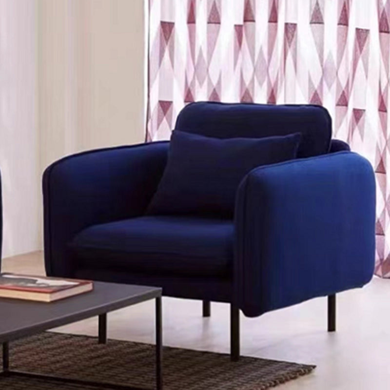 1/2-Seater Modern Minimalist Sofa Square Arm Loveseat - 30.7" D Clearhalo 'furn' 'furn_sofas' 'Furniture' 'Living Room Furniture' 'Sofa' 'sofas' 5871920