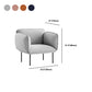 1/2-Seater Modern Minimalist Sofa Square Arm Loveseat - 30.7" D Clearhalo 'furn' 'furn_sofas' 'Furniture' 'Living Room Furniture' 'Sofa' 'sofas' 5871921