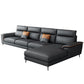 Modern Pillow Top Arm Sofa 4-Seater Faux Leather Sofa with Chaise Clearhalo 'furn' 'furn_sectionals' 'Furniture' 'Living Room Furniture' 'Sectionals' 5872039