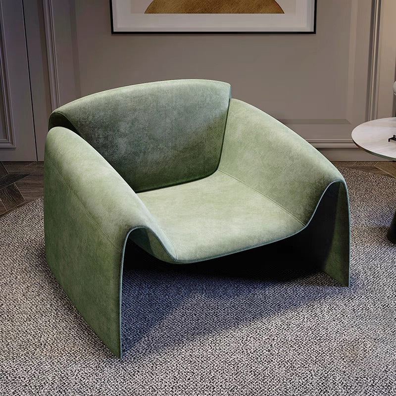 28.35 "brede Scandinavische stijl Single Sofa stoel fluwelen tankstoel