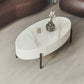 Glam Coffee Cocktail Table with Storage Drawer and 4 Iron Legs Clearhalo 'Coffee & Accent Tables' 'Coffee Tables' 'coffee_tables' 'furn' 'furn_coffee_tables' 'Furniture' 'Living Room Furniture' 5872257