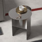 Mid-Century Modern Iron Coffee Table Pedestal Cocktail Table for Living Room Silver Clearhalo 'Coffee & Accent Tables' 'Coffee Tables' 'coffee_tables' 'furn' 'furn_coffee_tables' 'Furniture' 'Living Room Furniture' 5872348