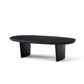 Modern Black Solid Wood Coffee Table with Wooden Base Bunching Tables Clearhalo 'Coffee & Accent Tables' 'Coffee Tables' 'coffee_tables' 'furn' 'furn_coffee_tables' 'Furniture' 'Living Room Furniture' 5872365