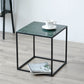 Glam Frame Coffee Table Slate Square Cocktail Table for Living Room Clearhalo 'Coffee & Accent Tables' 'Coffee Tables' 'coffee_tables' 'furn' 'furn_coffee_tables' 'Furniture' 'Living Room Furniture' 5872393