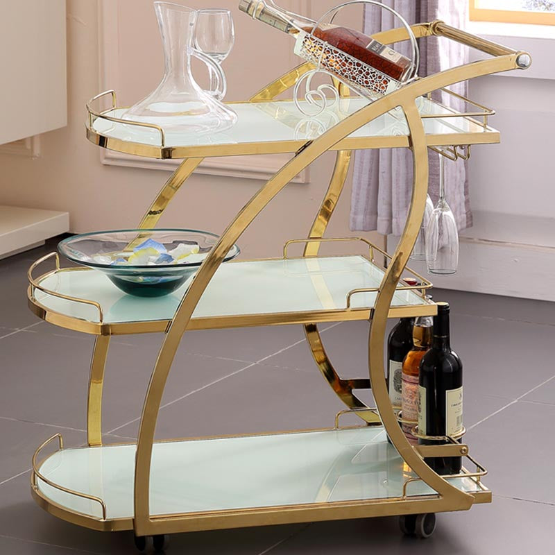 32.68" High Modern Prep Table Rolling Metal Prep Table for Home Clearhalo 'furn' 'furn_kitchen_islands_carts' 'Furniture' 'Kitchen & Dining Furniture' 'Kitchen Islands & Carts' 'kitchen_islands_carts' 5873309