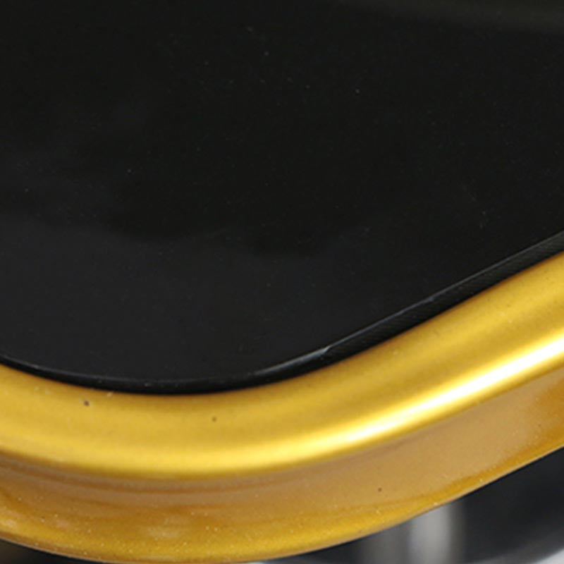 Contemporary Glass Prep Table Rolling Prep Table for Dining Room Clearhalo 'furn' 'furn_kitchen_islands_carts' 'Furniture' 'Kitchen & Dining Furniture' 'Kitchen Islands & Carts' 'kitchen_islands_carts' 5873360