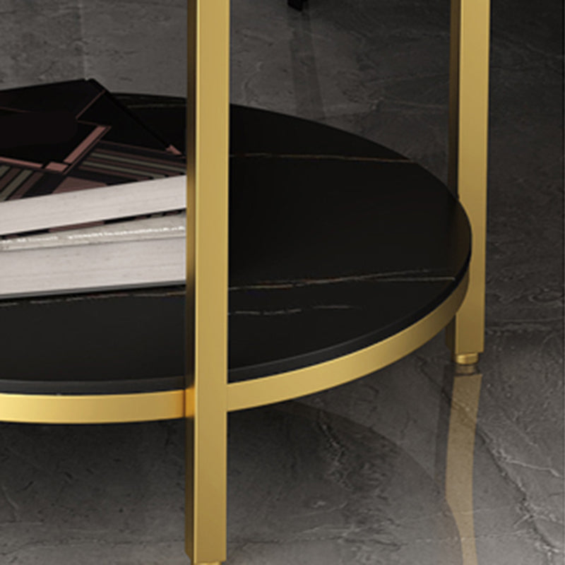 Tabla de estado de pizarra minimalista Tabla de extremo 4 Legs Tabla a la altura de las patas para la sala de estar