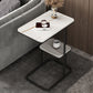 Rectangular C Side End Table Minimalist Slate Side End Table
