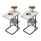 Rectangular C Side End Table Minimalist Slate Side End Table