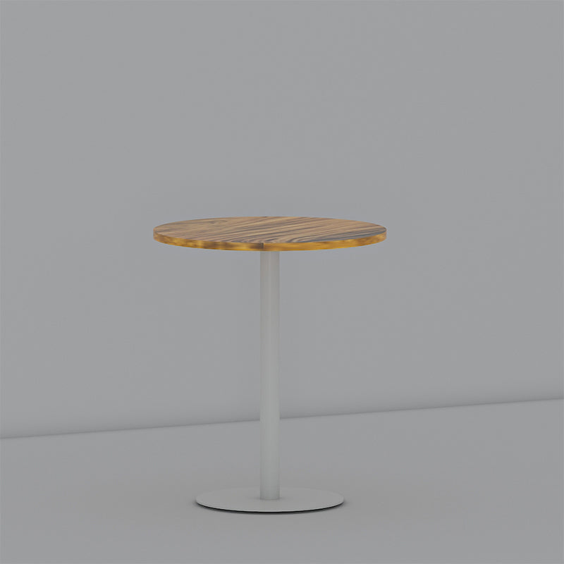 Tavolo di estremità del piedistallo rotondo Minimalista Legno late