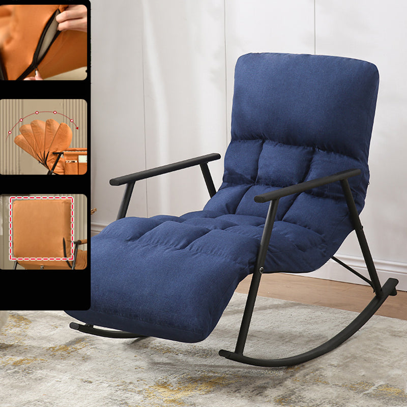 Upholstered Recliner Chair Contemporary Button-Tufted Recliner Chair