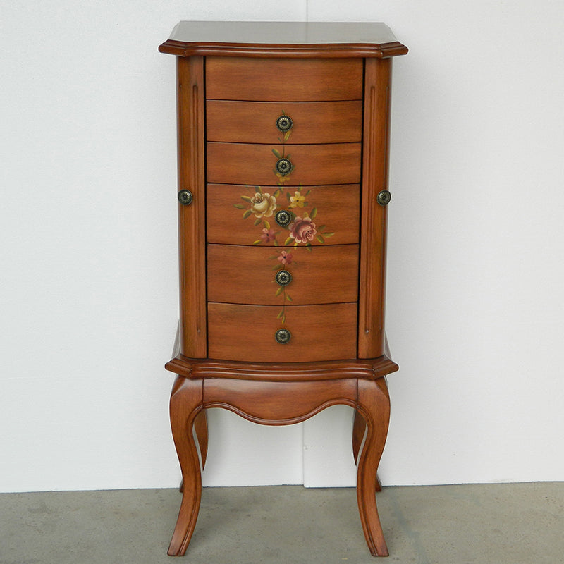 Mid-Century Modern Chest Wood Knobs Handcrafted Side Cabinet with Drawer Clearhalo 'Cabinets & Chests' 'cabinets_chests' 'furn' 'furn_cabinets_chests' 'Furniture' 'Living Room Furniture' 5874032