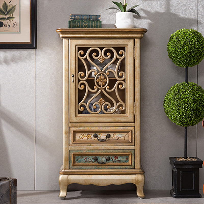 Moderno rettangolo del torace della staffa in legno gambe mobile laterale con porte