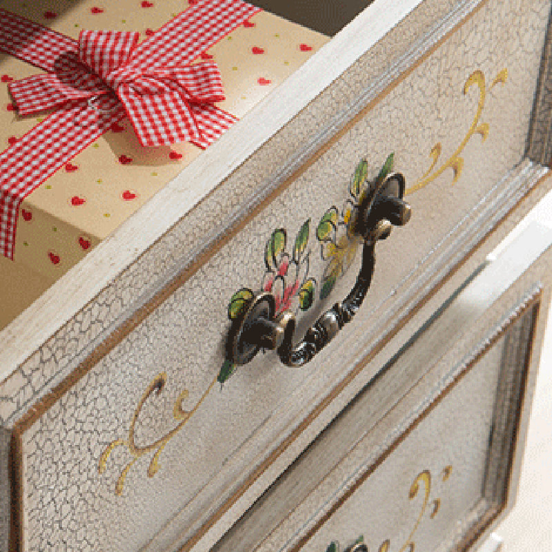 Moderno rettangolo del torace della staffa in legno gambe mobile laterale con porte