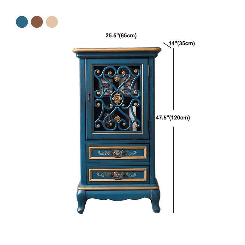 Moderno rettangolo del torace della staffa in legno gambe mobile laterale con porte