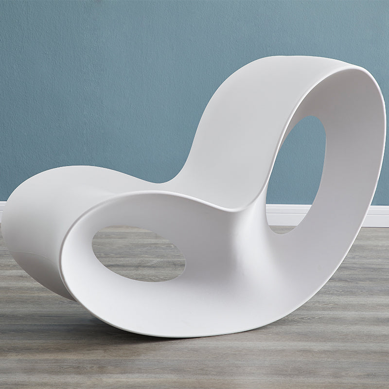 現代的なロッキングアクセントチェアプラスチック＆アクリルロッカーチェア