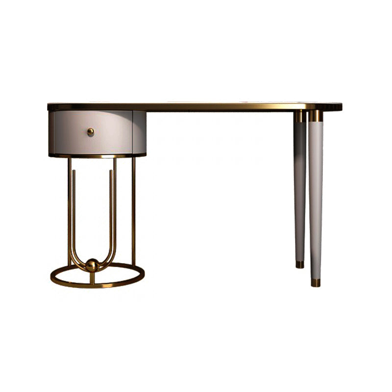 Table de vanité de maquillage de maquillage en ardoise glam