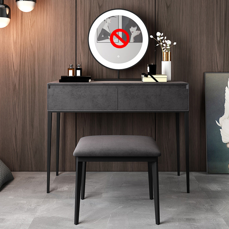 Tavolo da trucco per vanità in legno massiccio contemporaneo set 2-drawer vanity tavolo