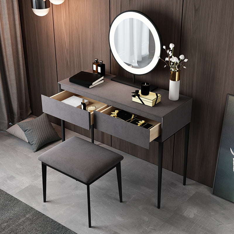 Tavolo da trucco per vanità in legno massiccio contemporaneo set 2-drawer vanity tavolo