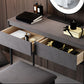 Tavolo da trucco per vanità in legno massiccio contemporaneo set 2-drawer vanity tavolo