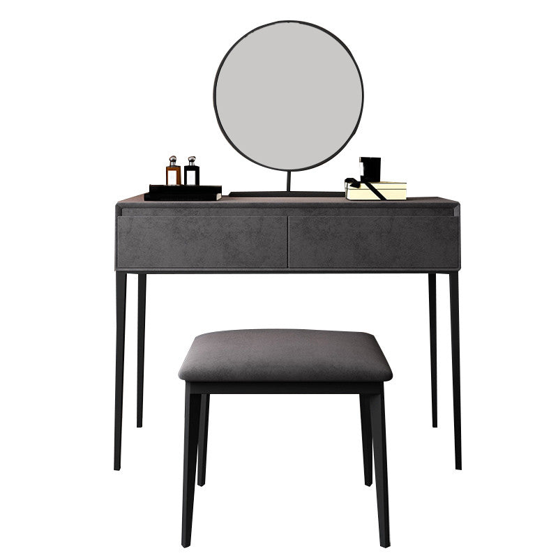 Tavolo da trucco per vanità in legno massiccio contemporaneo set 2-drawer vanity tavolo