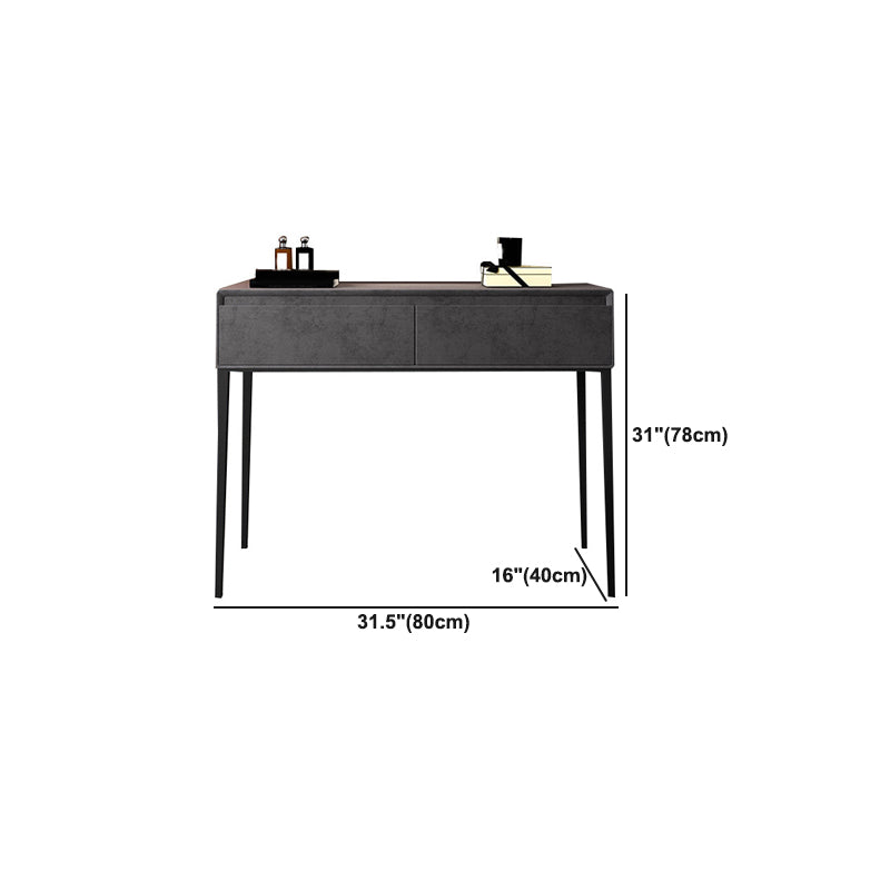 Tavolo da trucco per vanità in legno massiccio contemporaneo set 2-drawer vanity tavolo