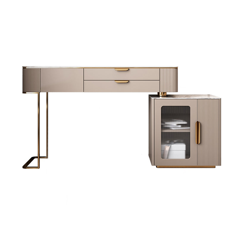 Mesa de maquillaje de tocador de madera maciza juego de tocador