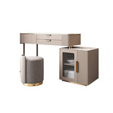 Mesa de maquillaje de tocador de madera maciza juego de tocador