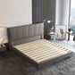 Wood and Upholstered Standard Bed Contemporary Panel Bed, 47" Tall Clearhalo 'Bedroom Furniture' 'Beds' 'furn' 'furn_beds' 'Furniture' 5874543