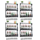 Wall Mounted Iron Wine Glass Stemware Rack Holder Modern Wine Racks with Shelf