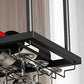 Modern Iron Wine Bottle & Glass Rack Hanging Adjustable Wine Rack Kit