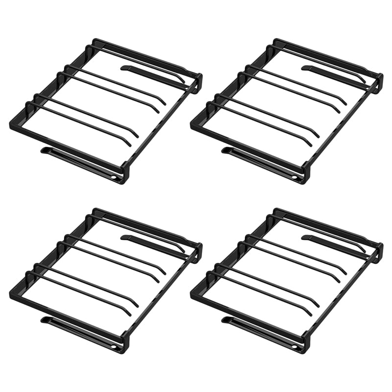 Modern de vidrio de metal y soporte de vástago colgante de vino colgante de vaso para cocina