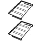 Modern Metal Glass & Stemware Holder Hanging Wine Glass Rack for Kitchen