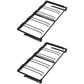 Modern Metal Glass & Stemware Holder Hanging Wine Glass Rack for Kitchen