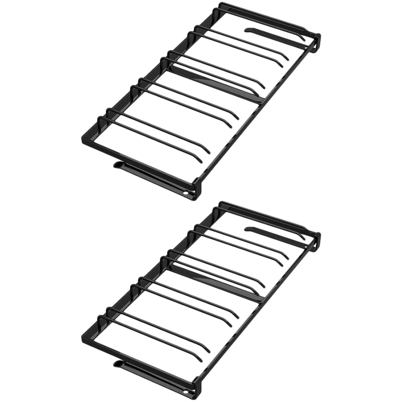 Modern de vidrio de metal y soporte de vástago colgante de vino colgante de vaso para cocina