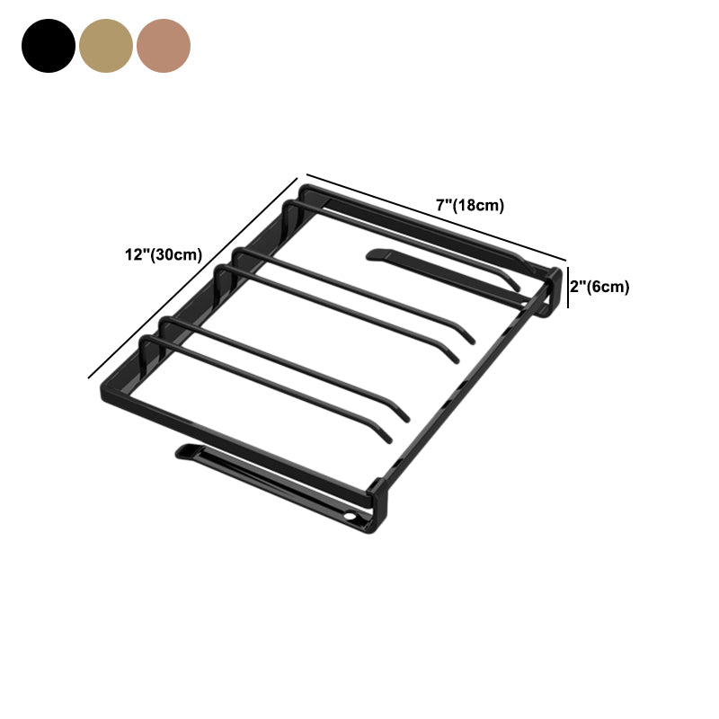 Porta moderna in vetro in metallo e staminato per il vino appeso per cucina