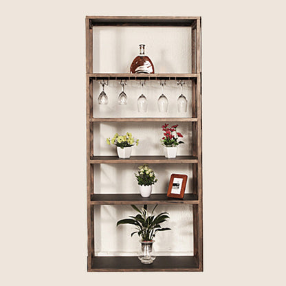 Bouteille à vin et en verre de sol en métal 70 "H.