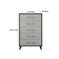 Klassiek glamour houten opbergkast dressoir slaapkamer grijs dressoir