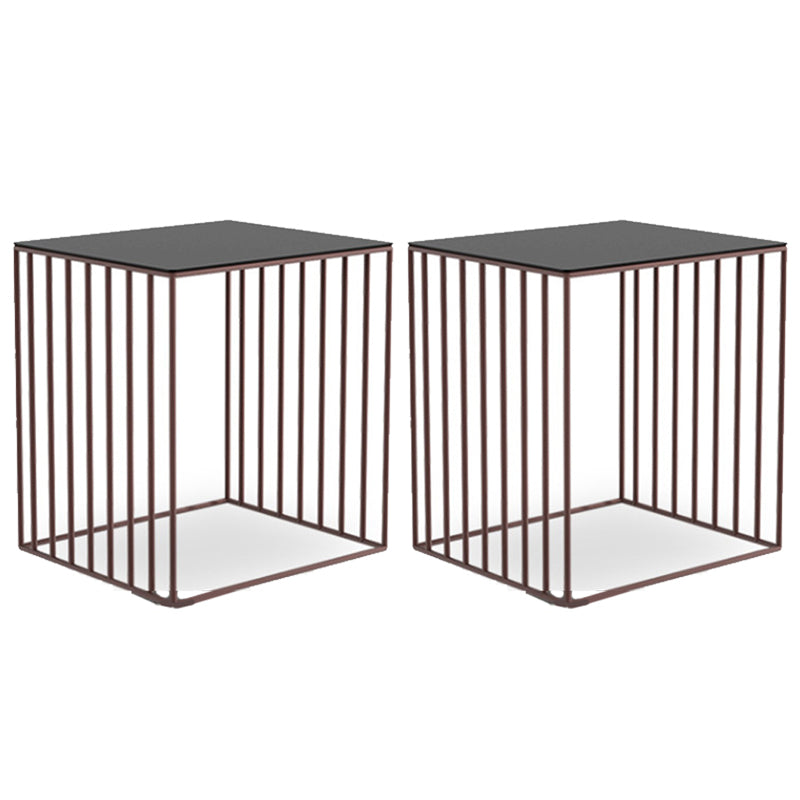 Gabinete de cama de metal Gabinete de almacenamiento abierto para dormitorio