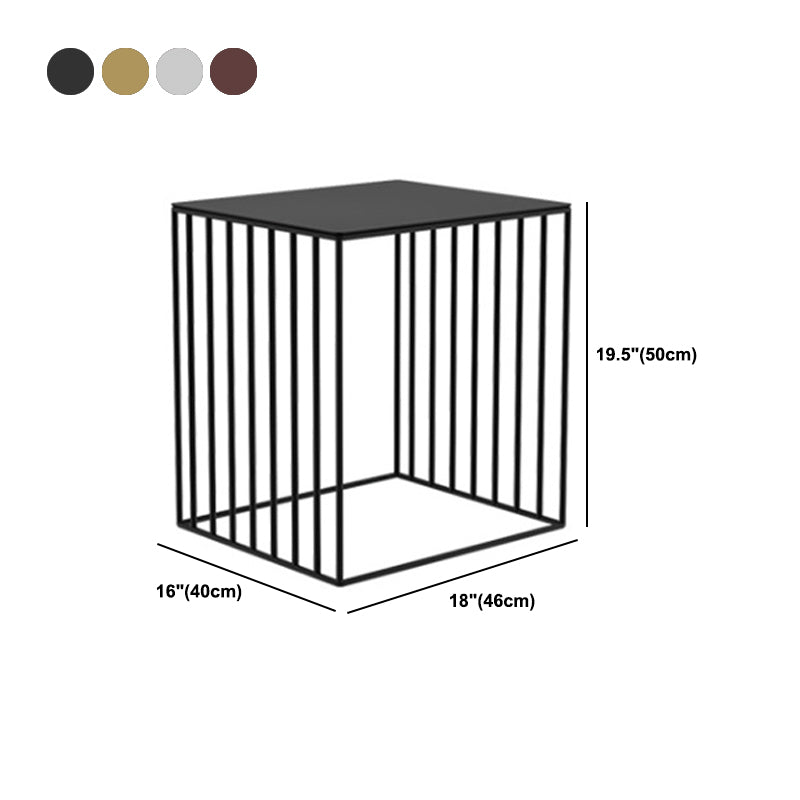 Gabinete de cama de metal Gabinete de almacenamiento abierto para dormitorio