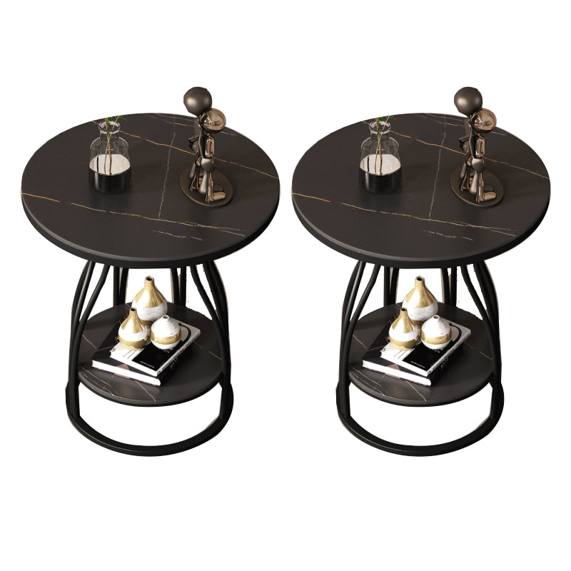 Mesa de metal acento mesa de noche mesa de noche inferior para dormitorio