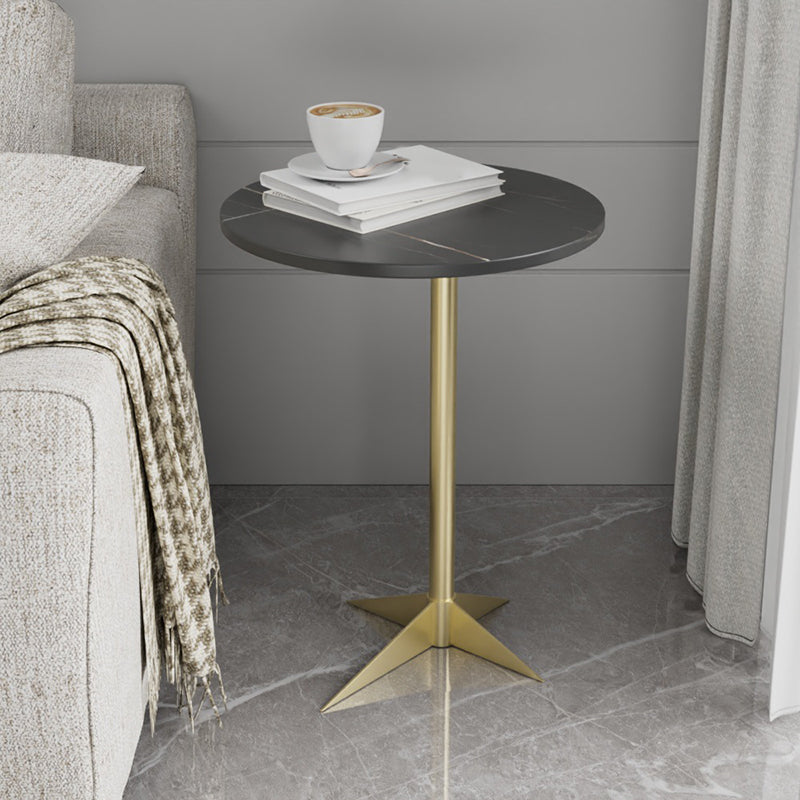 1 Shelf Accent Table Nightstand 19.68" Tall Glam Bedside Cabinet Clearhalo 'Bedroom Furniture' 'furn' 'furn_night_stand' 'Furniture' 'night_stand' 'Nightstands' 5875717