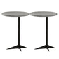 1 Shelf Accent Table Nightstand 19.68" Tall Glam Bedside Cabinet Black-Dark Gray 2 Piece Set Clearhalo 'Bedroom Furniture' 'furn' 'furn_night_stand' 'Furniture' 'night_stand' 'Nightstands' 5875730