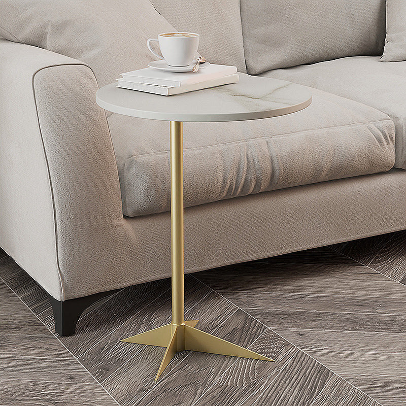 1 Shelf Accent Table Nightstand 19.68" Tall Glam Bedside Cabinet Clearhalo 'Bedroom Furniture' 'furn' 'furn_night_stand' 'Furniture' 'night_stand' 'Nightstands' 5875732