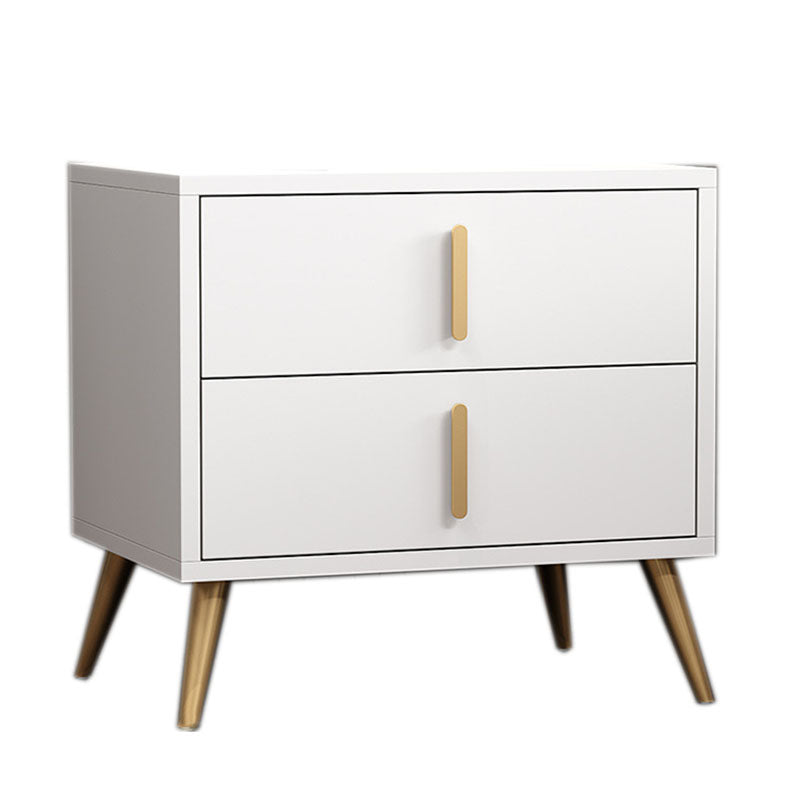 Les tiroirs de chevet de lit en bois d'ingénierie comprennent la table de chevet pour la chambre