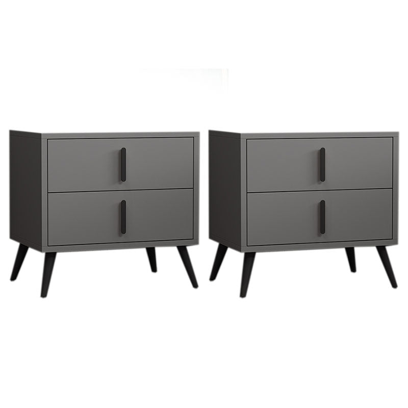 Les tiroirs de chevet de lit en bois d'ingénierie comprennent la table de chevet pour la chambre