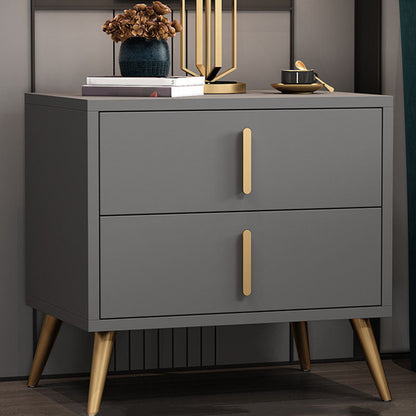 Les tiroirs de chevet de lit en bois d'ingénierie comprennent la table de chevet pour la chambre