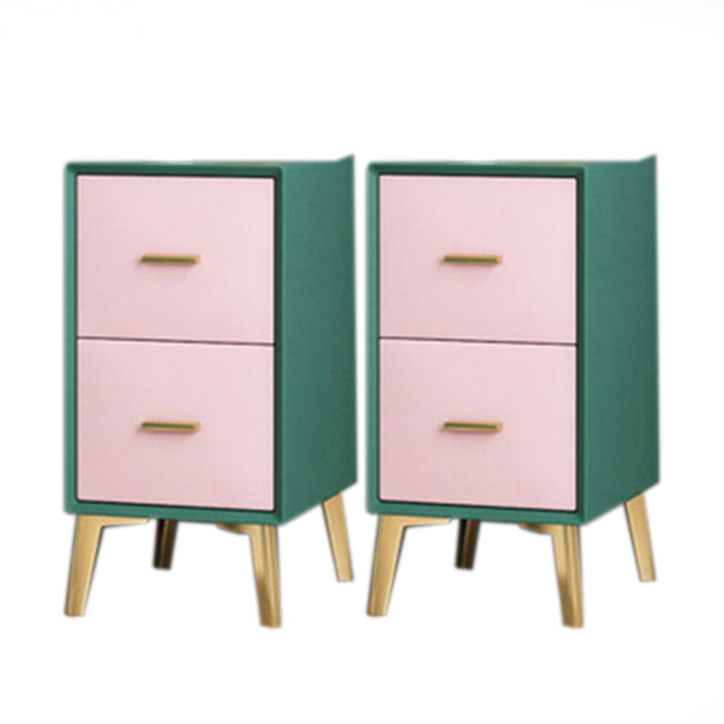 19.69 "Mesa de 2 cortaveras de altura acento de acento de madera sólida.