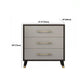 Contemporary Glam Storage Chest Wooden Chest with Soft-Close Drawers
