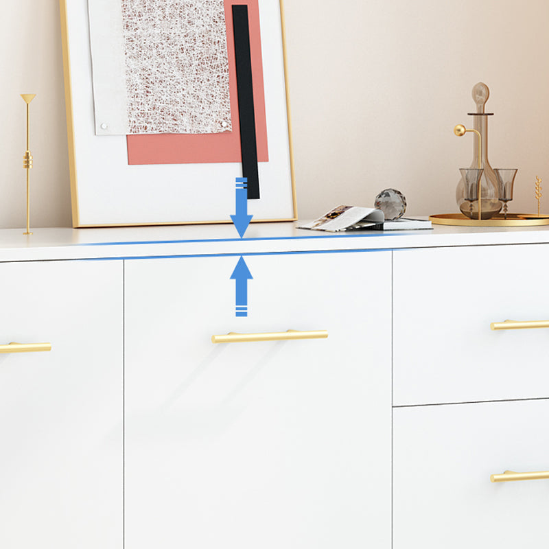 Eigentijdse glamouropslagkist houten opbergkast dressoir